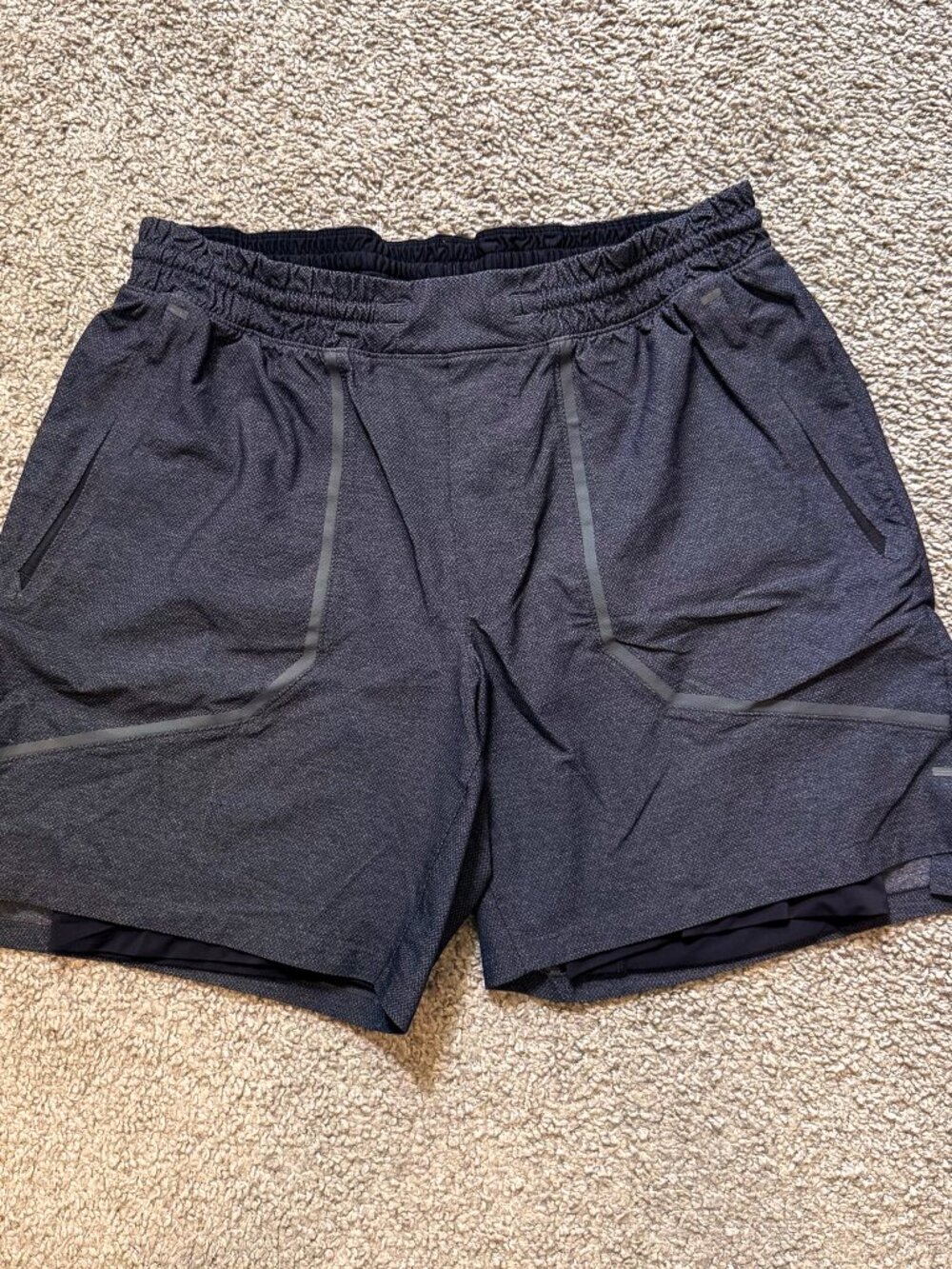 USED Lululemon License to Train Lined Short 7"